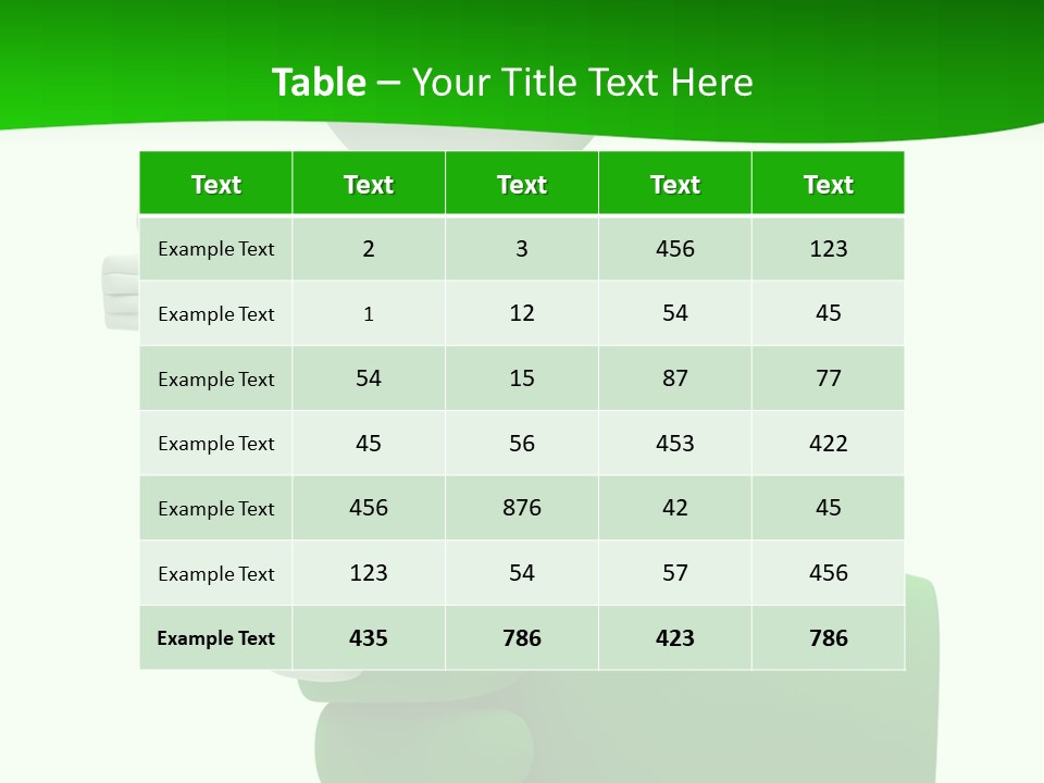 Render Hand Isolated PowerPoint Template