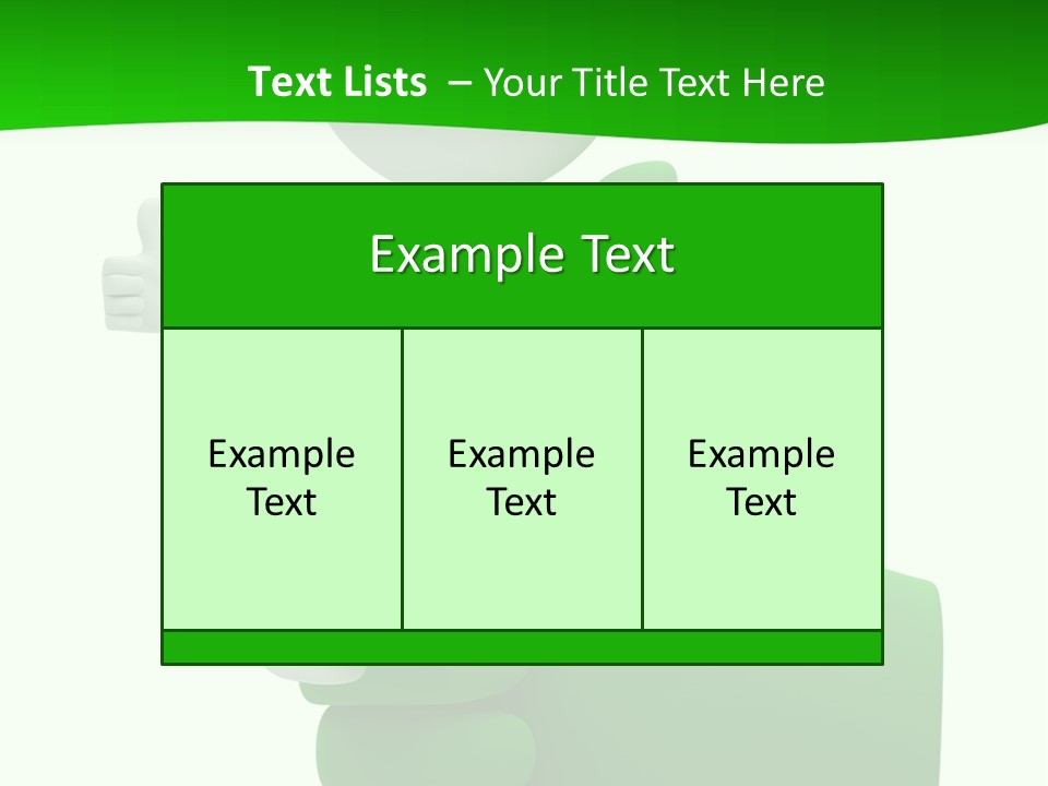 Render Hand Isolated PowerPoint Template