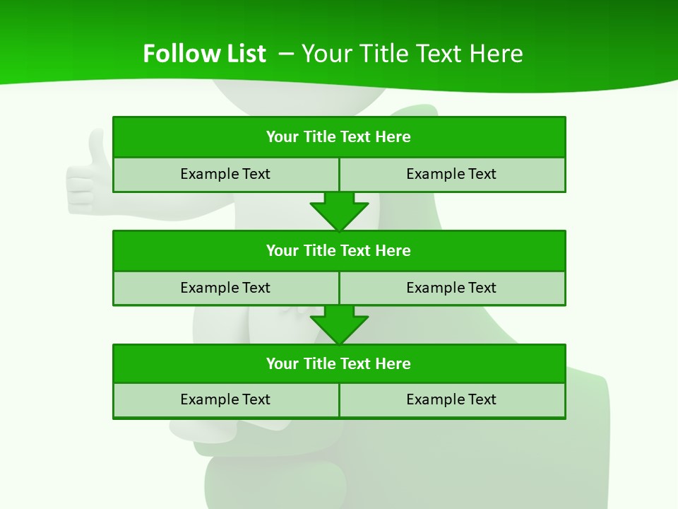 Render Hand Isolated PowerPoint Template