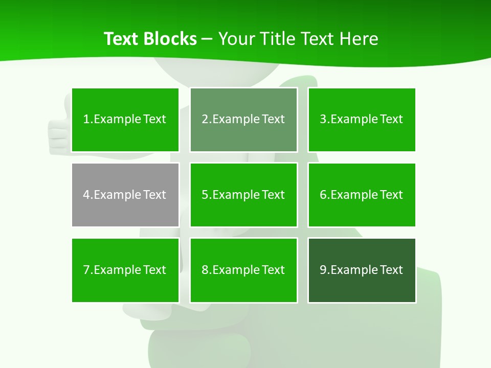 Render Hand Isolated PowerPoint Template