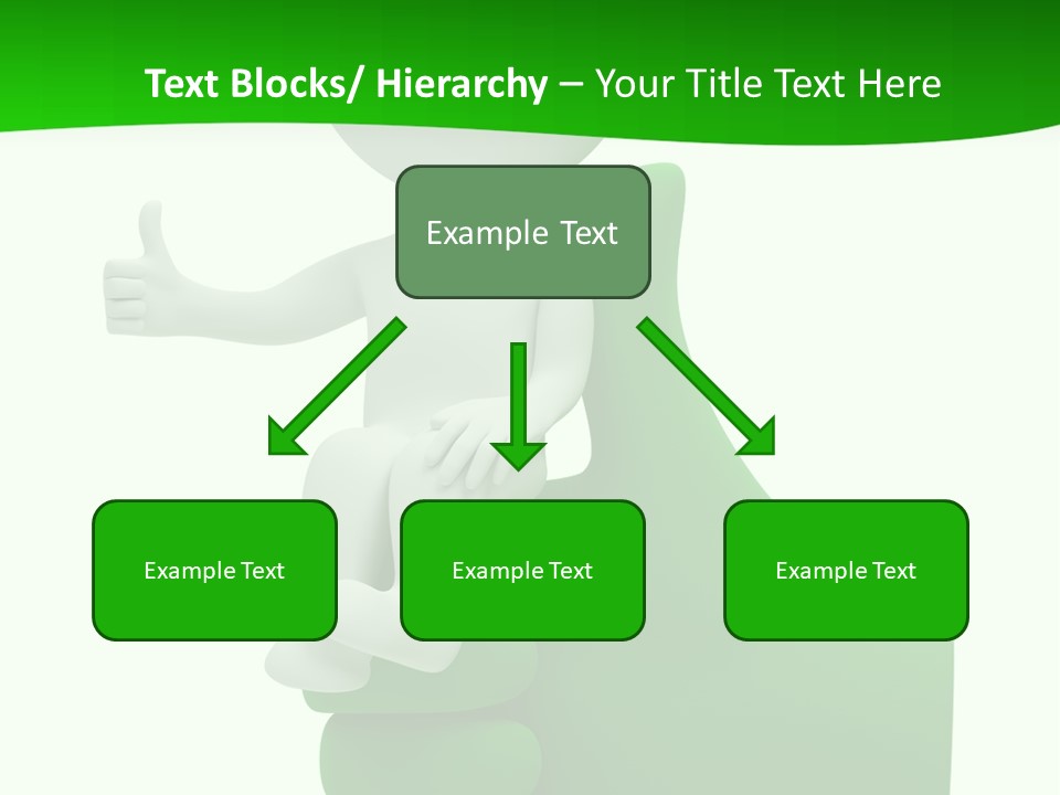 Render Hand Isolated PowerPoint Template