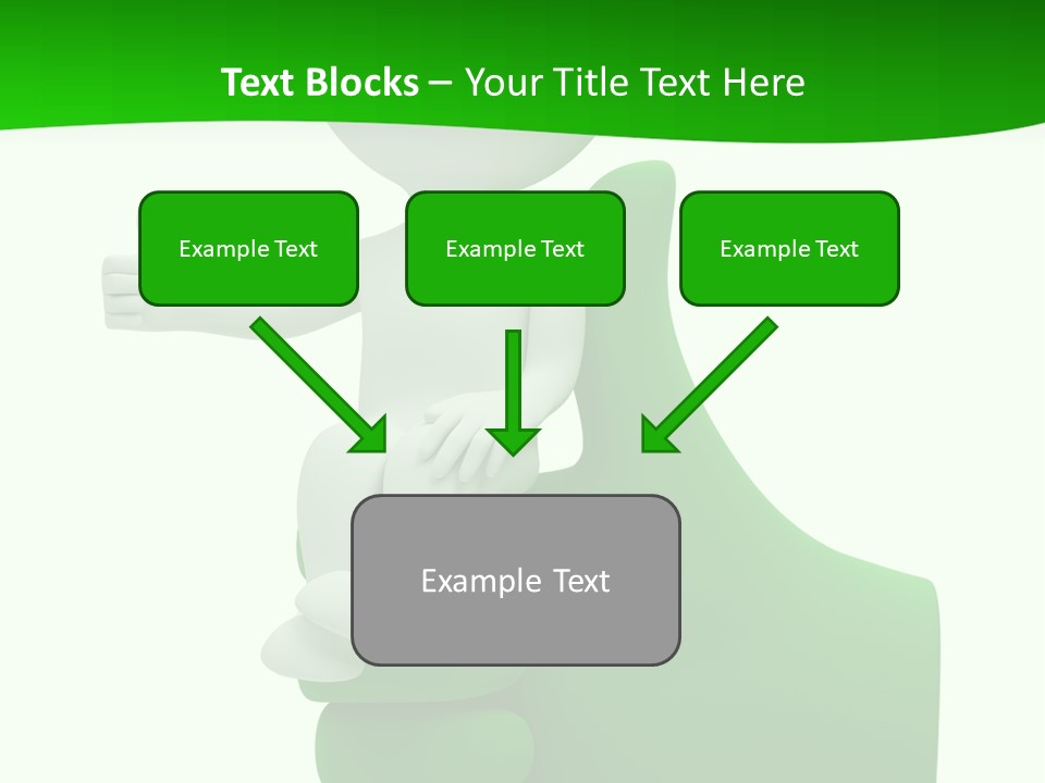 Render Hand Isolated PowerPoint Template