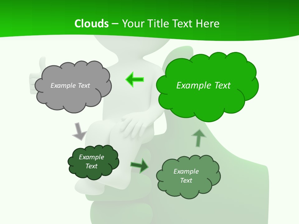 Render Hand Isolated PowerPoint Template