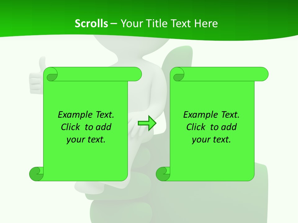 Render Hand Isolated PowerPoint Template