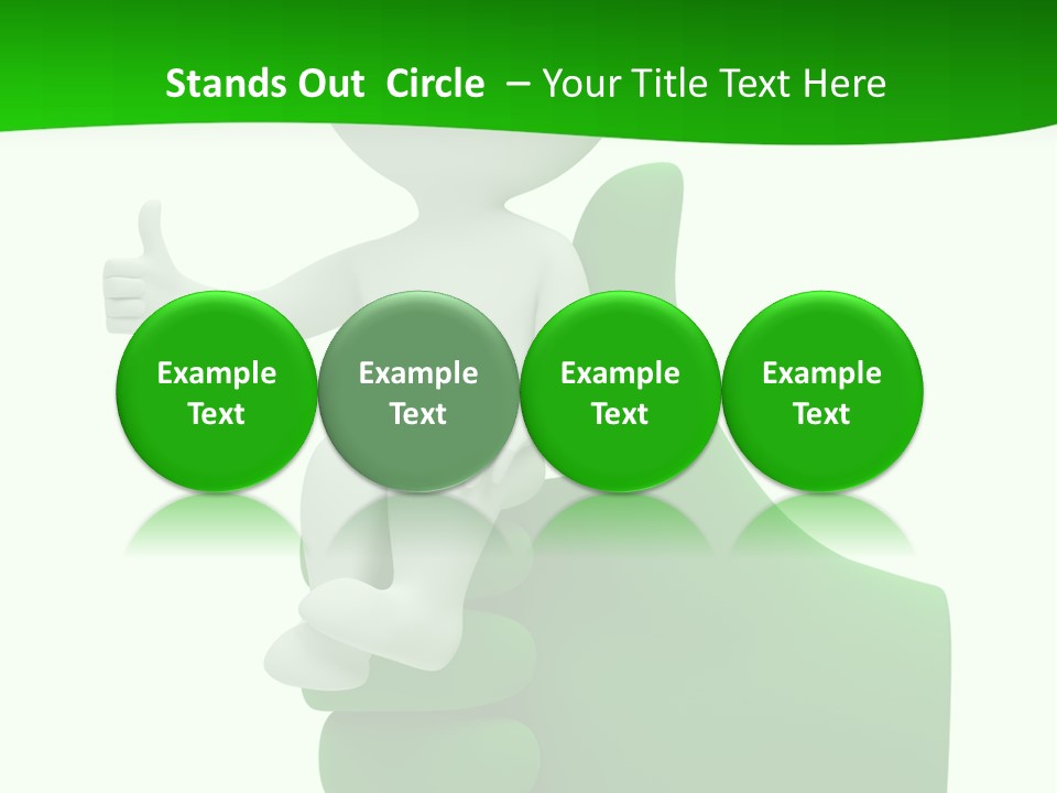 Render Hand Isolated PowerPoint Template