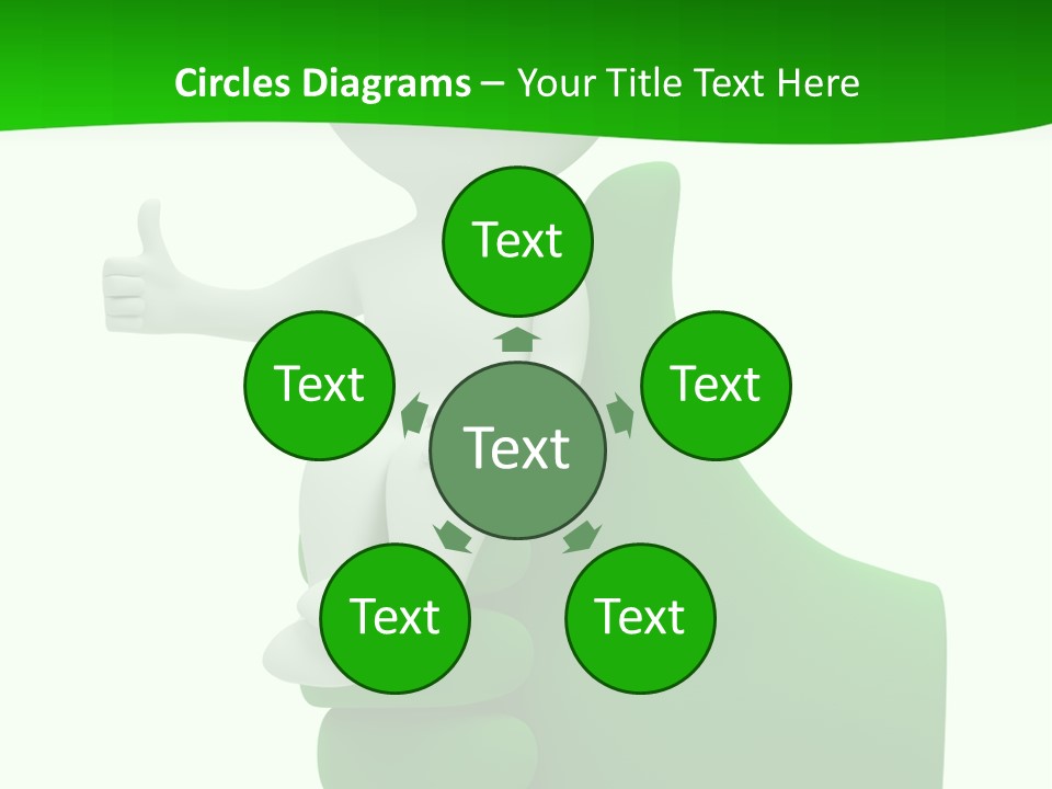 Render Hand Isolated PowerPoint Template
