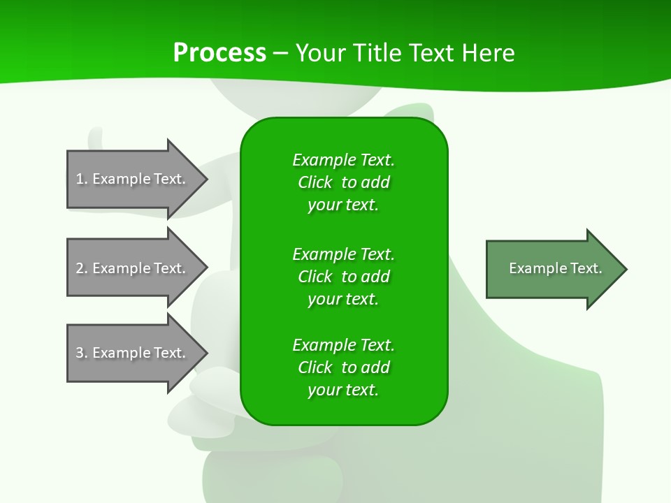 Render Hand Isolated PowerPoint Template