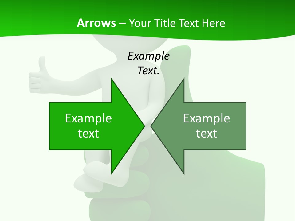 Render Hand Isolated PowerPoint Template