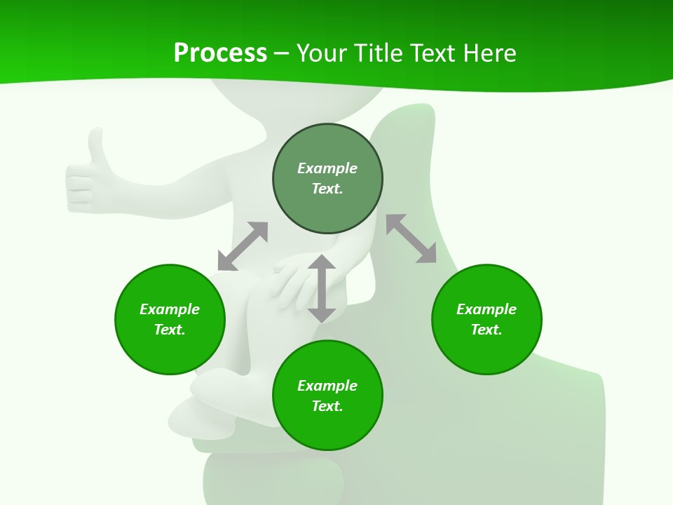 Render Hand Isolated PowerPoint Template