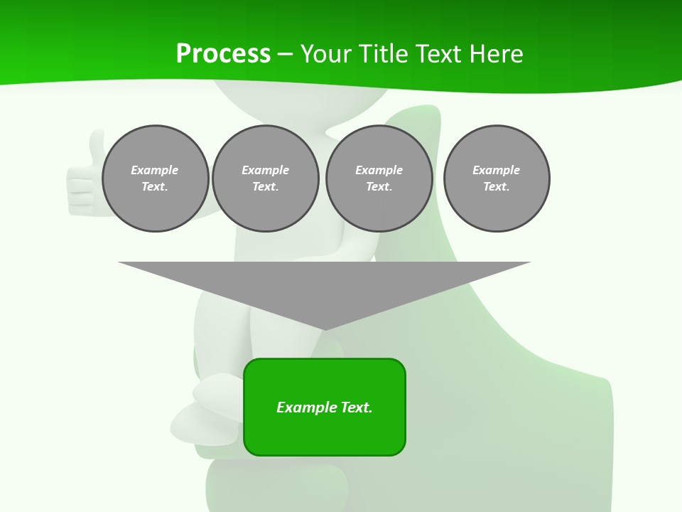 Render Hand Isolated PowerPoint Template