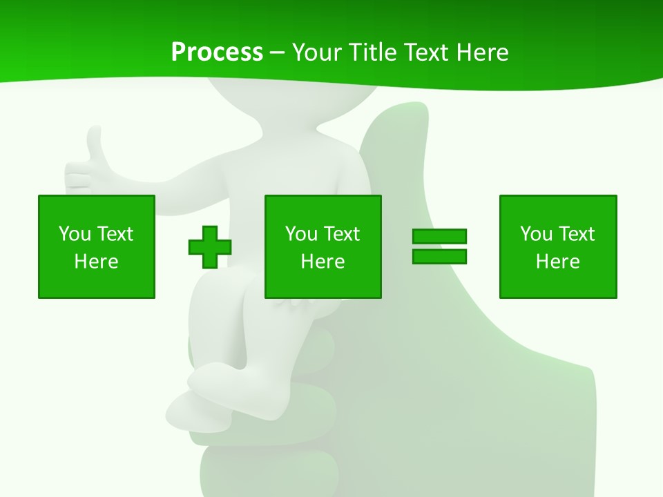 Render Hand Isolated PowerPoint Template