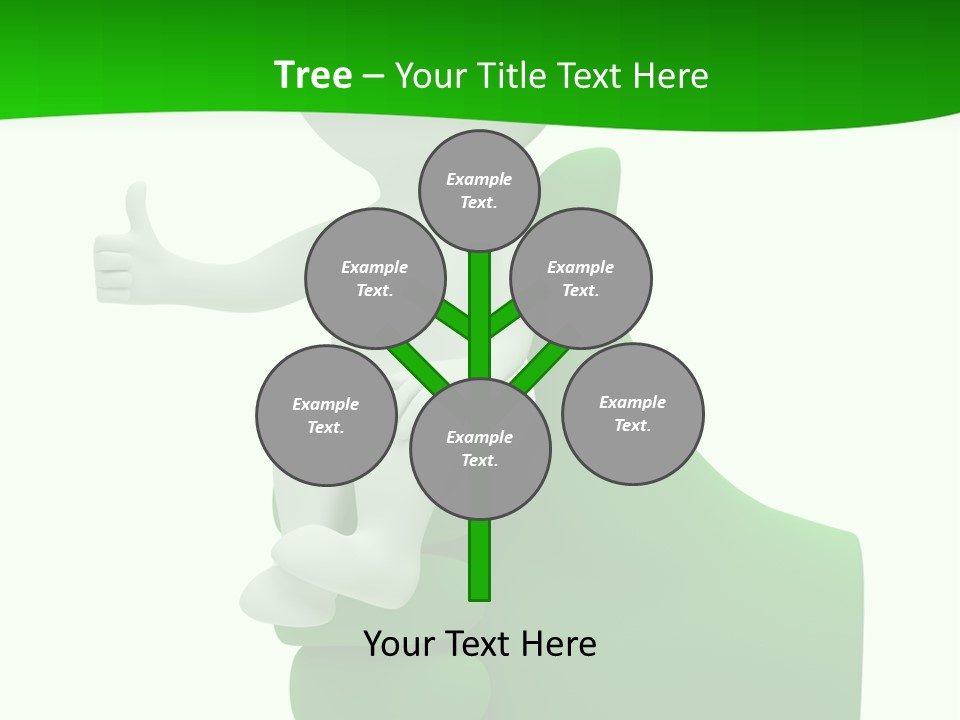 Render Hand Isolated PowerPoint Template