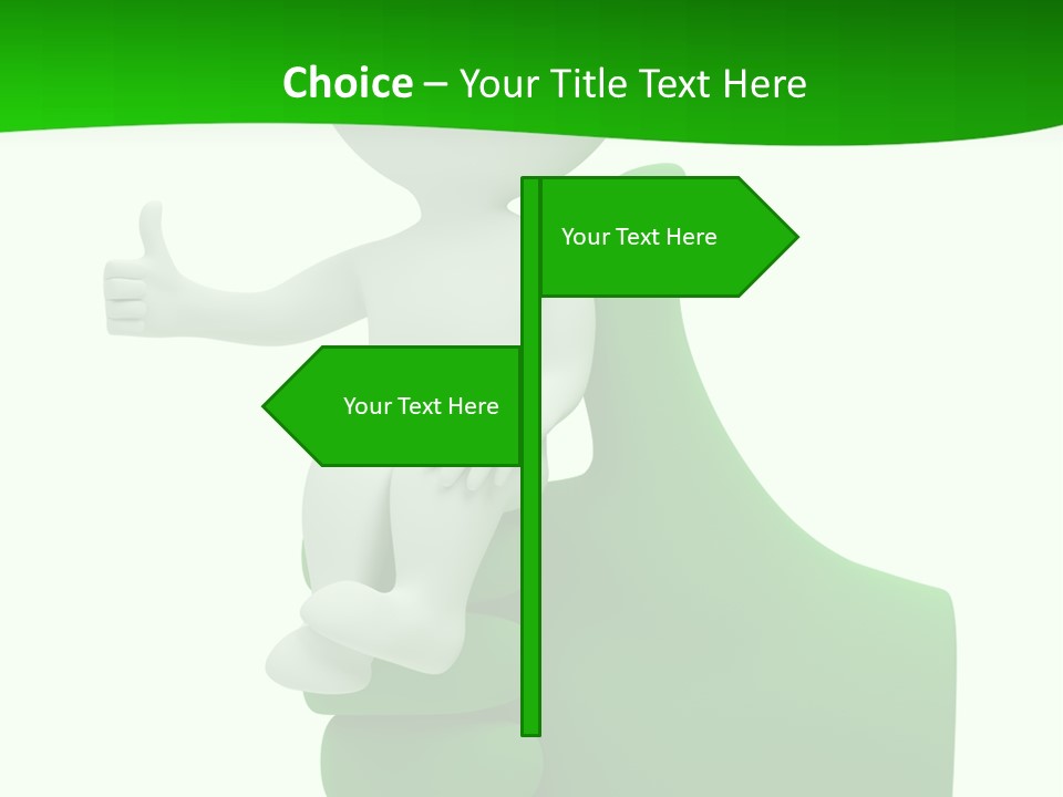 Render Hand Isolated PowerPoint Template