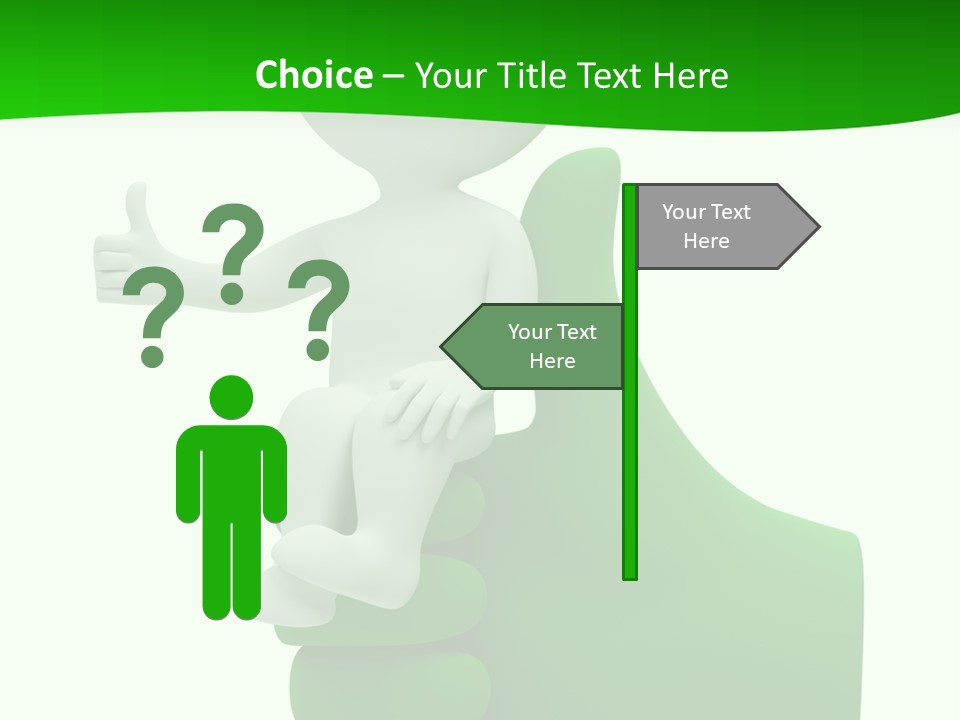 Render Hand Isolated PowerPoint Template