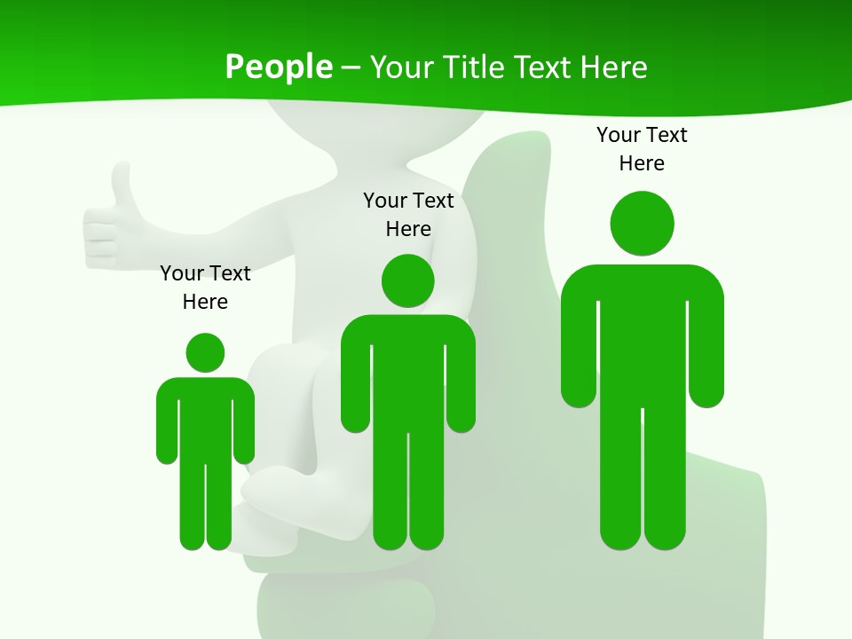 Render Hand Isolated PowerPoint Template