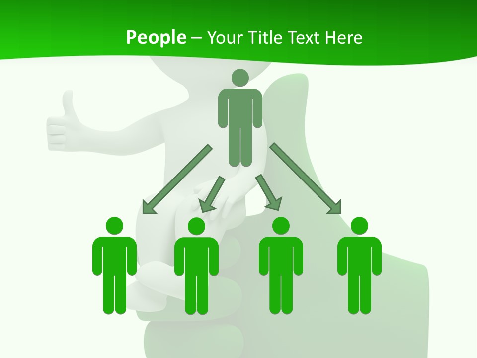 Render Hand Isolated PowerPoint Template