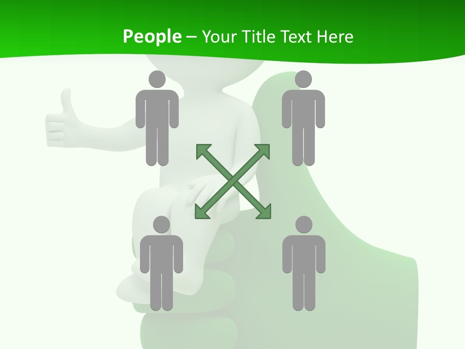 Render Hand Isolated PowerPoint Template