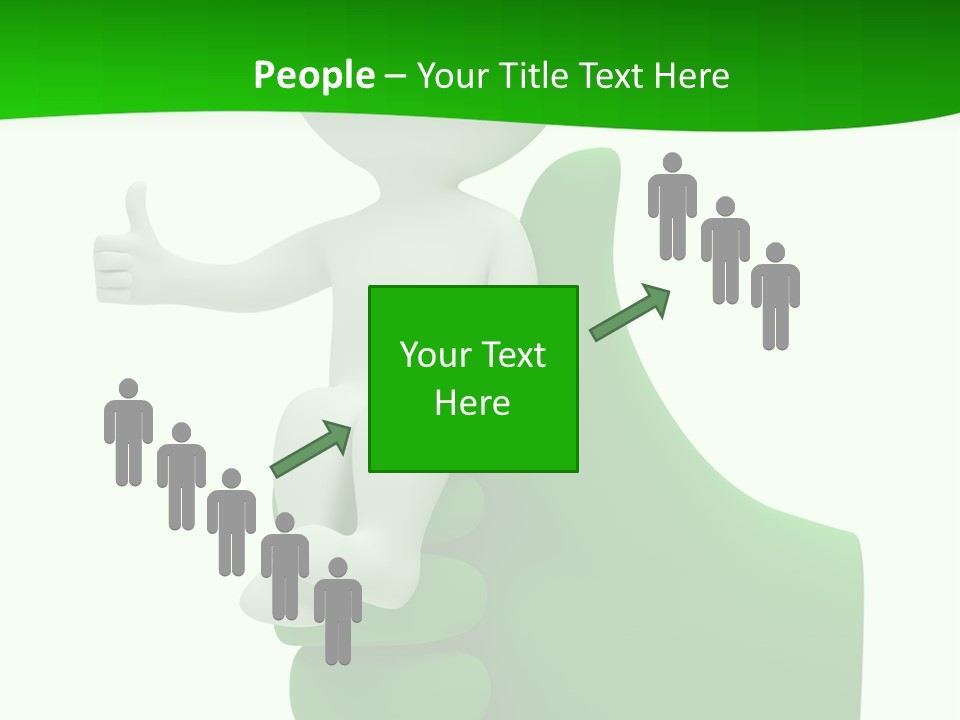 Render Hand Isolated PowerPoint Template