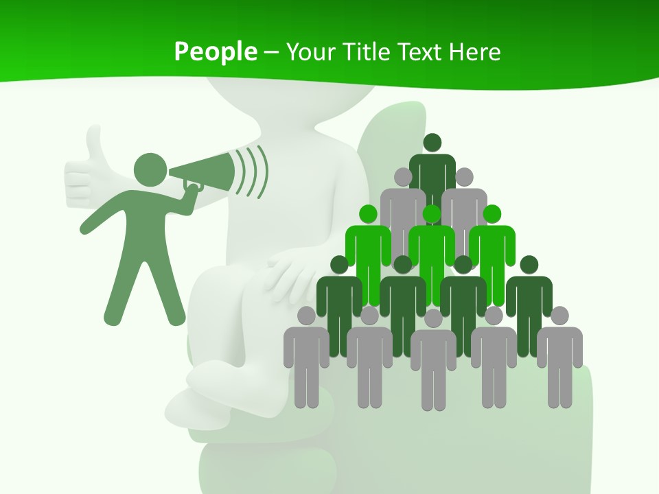 Render Hand Isolated PowerPoint Template