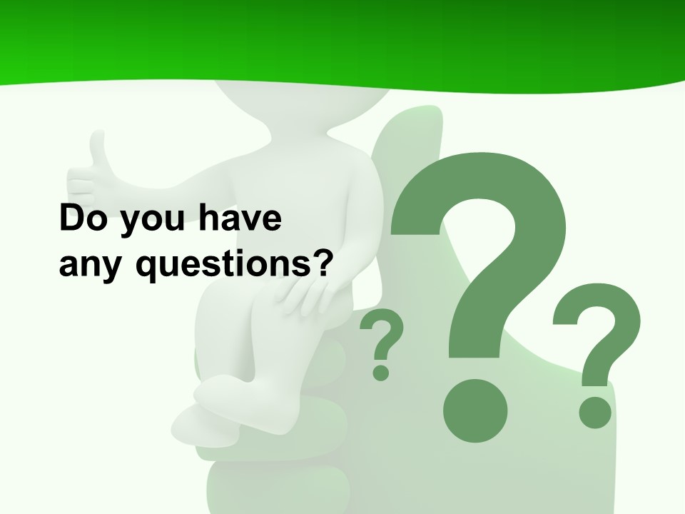 Render Hand Isolated PowerPoint Template