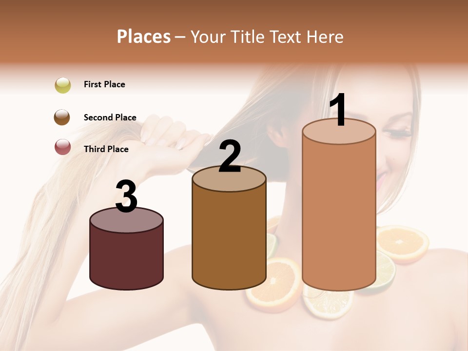 Health Vitamin Skin PowerPoint Template