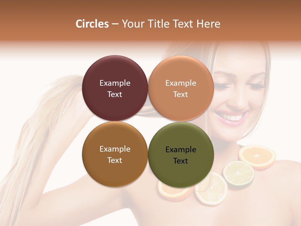 Health Vitamin Skin PowerPoint Template