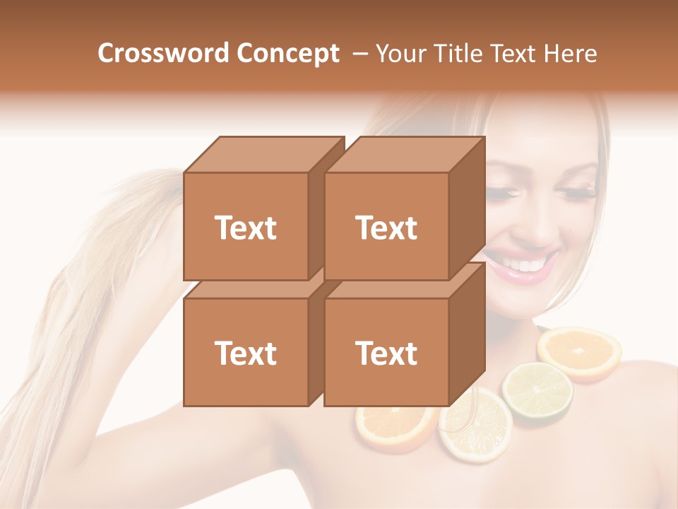 Health Vitamin Skin PowerPoint Template