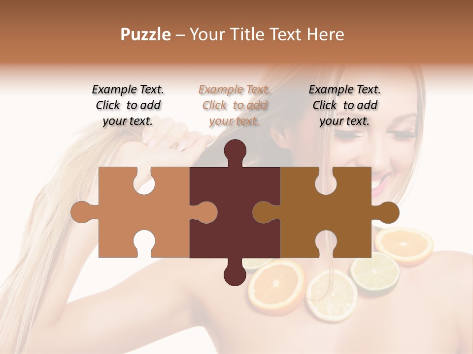 Health Vitamin Skin PowerPoint Template