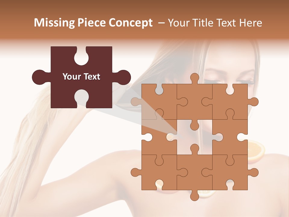 Health Vitamin Skin PowerPoint Template