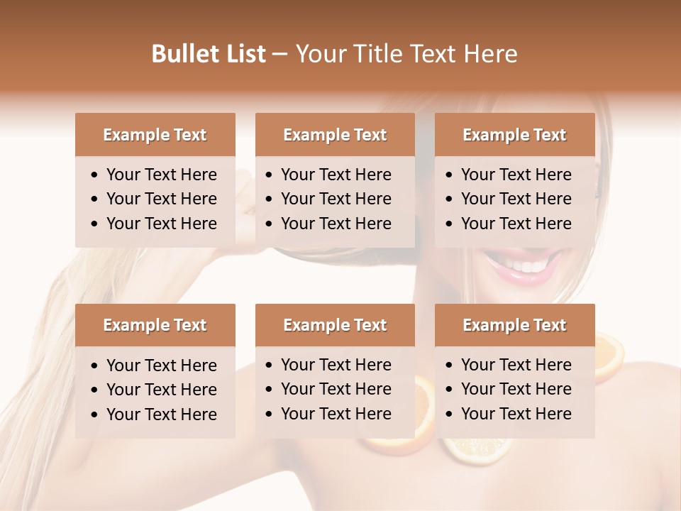 Health Vitamin Skin PowerPoint Template
