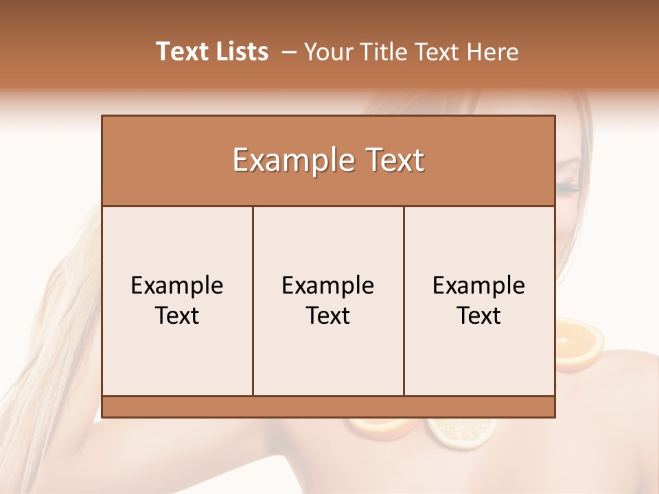 Health Vitamin Skin PowerPoint Template
