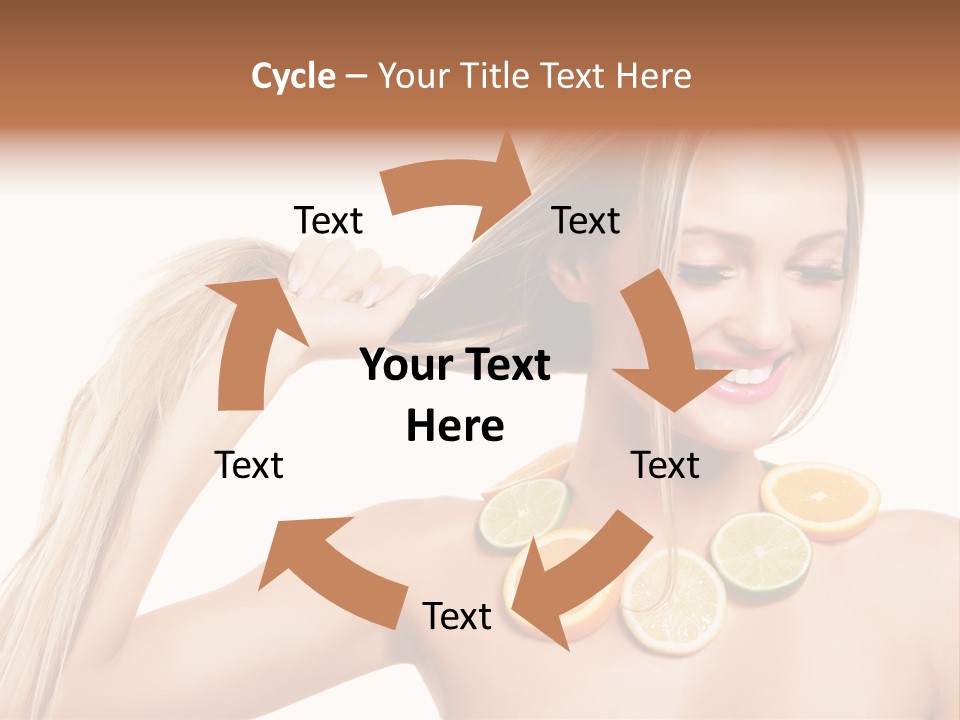 Health Vitamin Skin PowerPoint Template