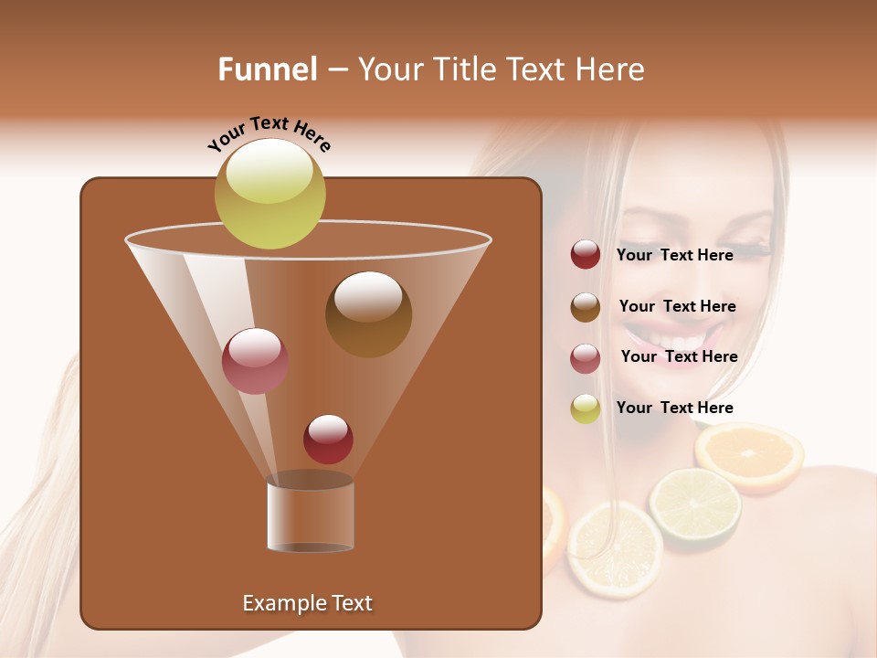 Health Vitamin Skin PowerPoint Template