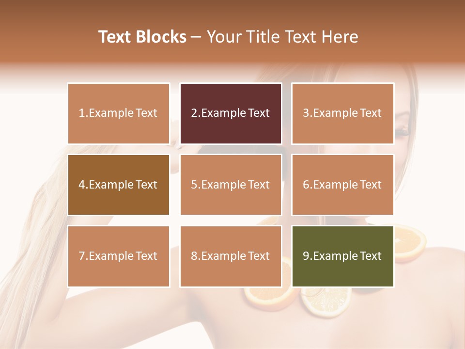 Health Vitamin Skin PowerPoint Template