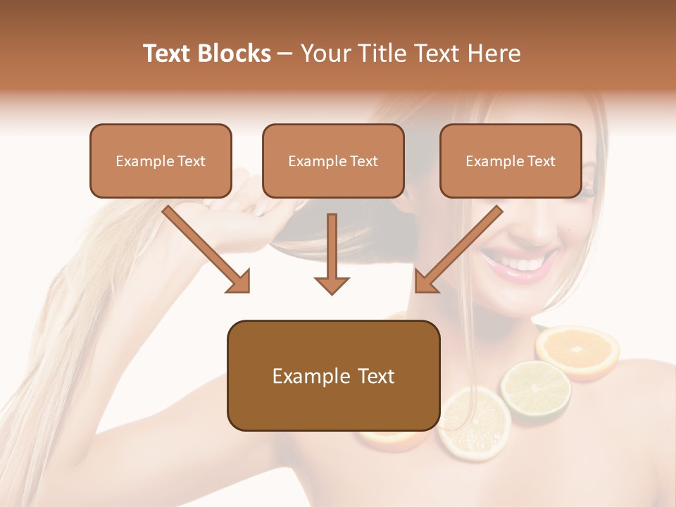 Health Vitamin Skin PowerPoint Template
