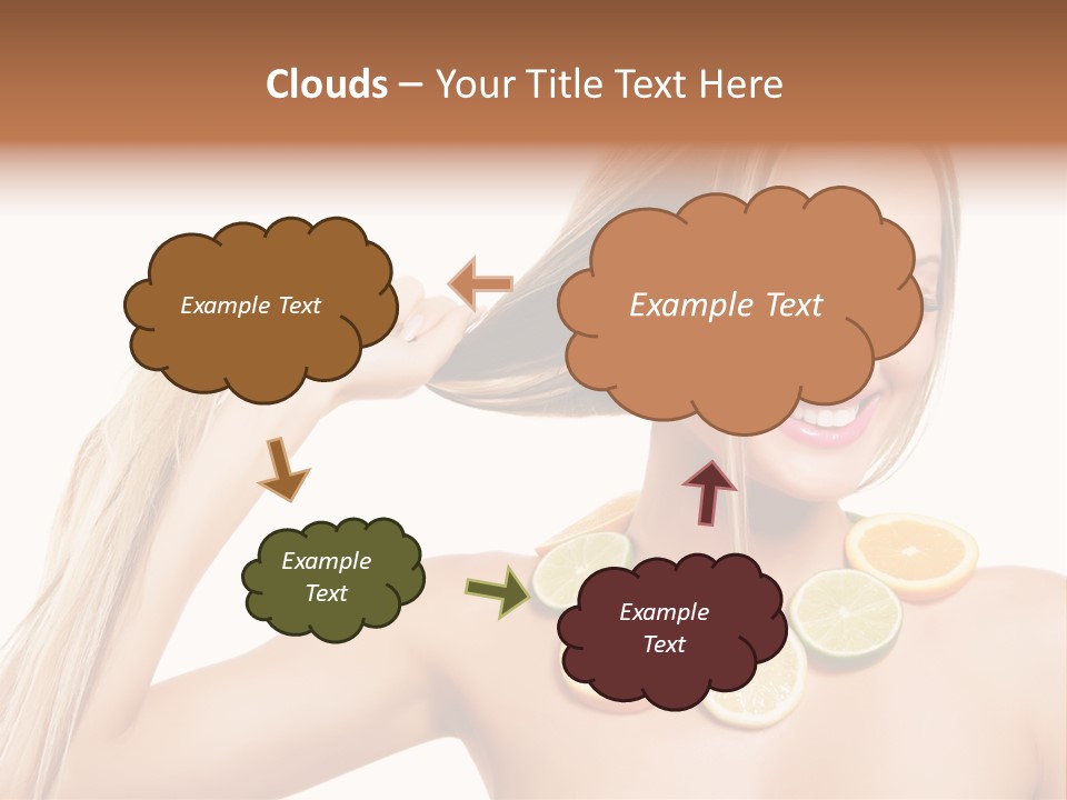 Health Vitamin Skin PowerPoint Template