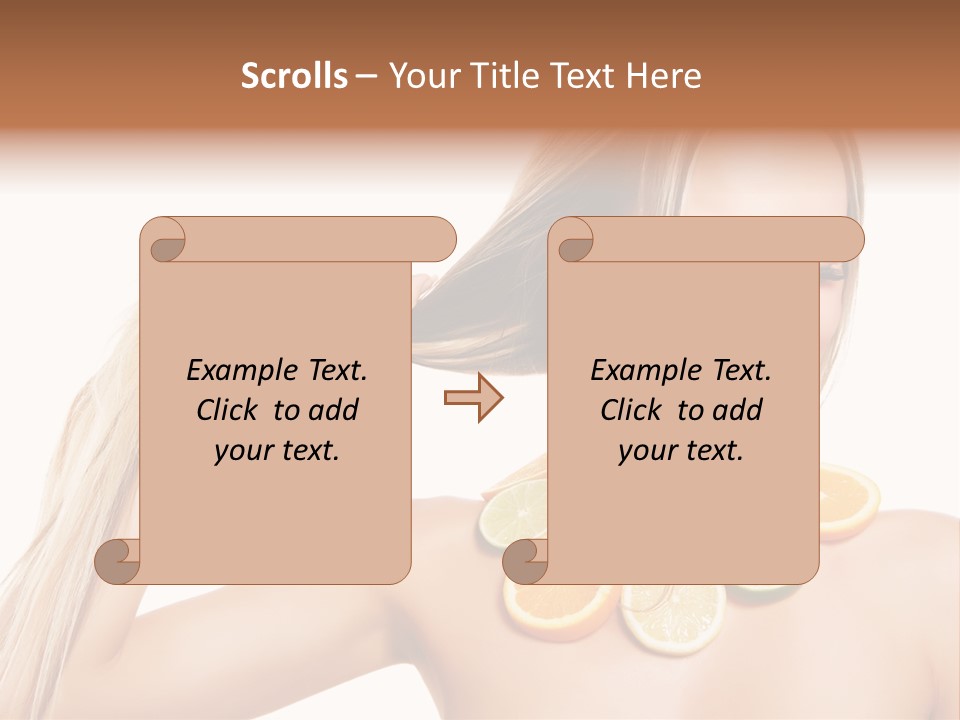 Health Vitamin Skin PowerPoint Template