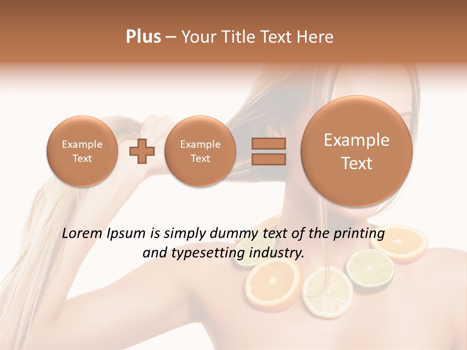 Health Vitamin Skin PowerPoint Template