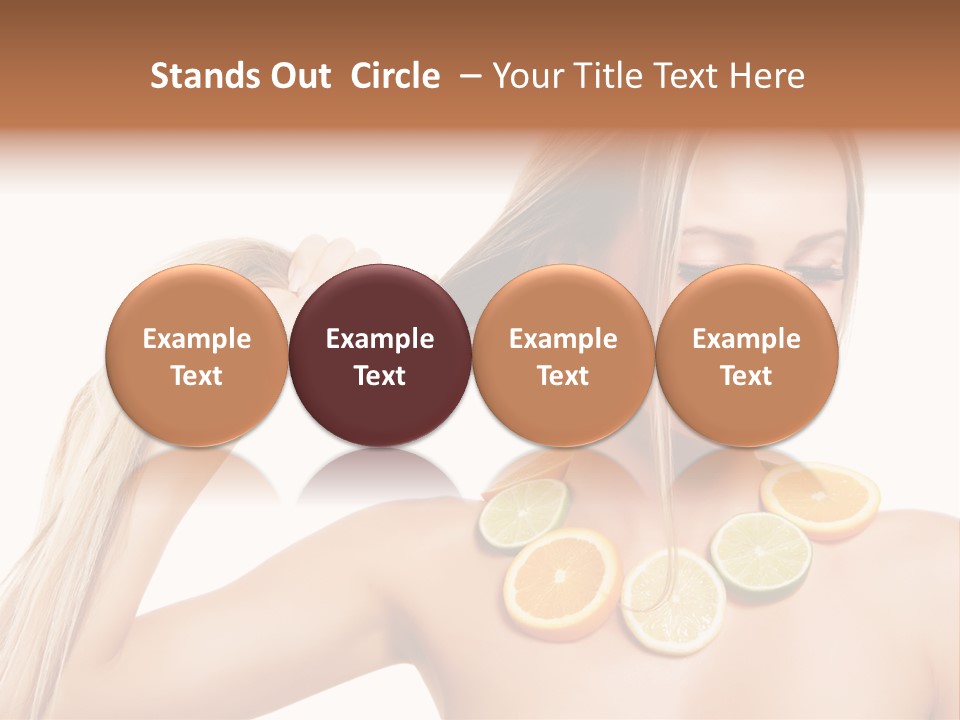 Health Vitamin Skin PowerPoint Template