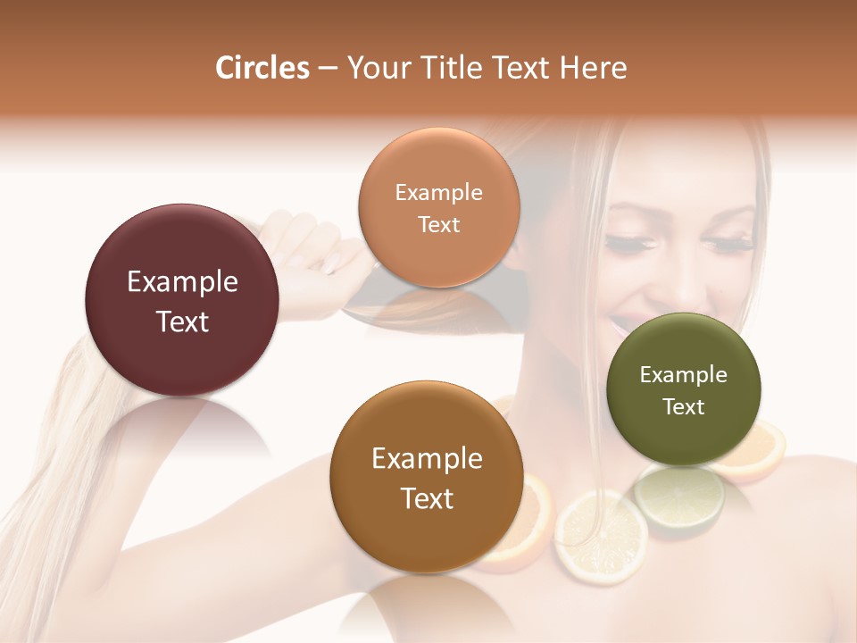 Health Vitamin Skin PowerPoint Template