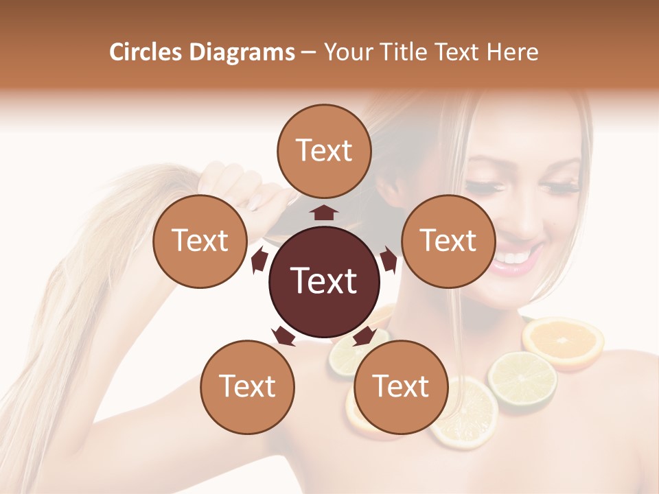 Health Vitamin Skin PowerPoint Template