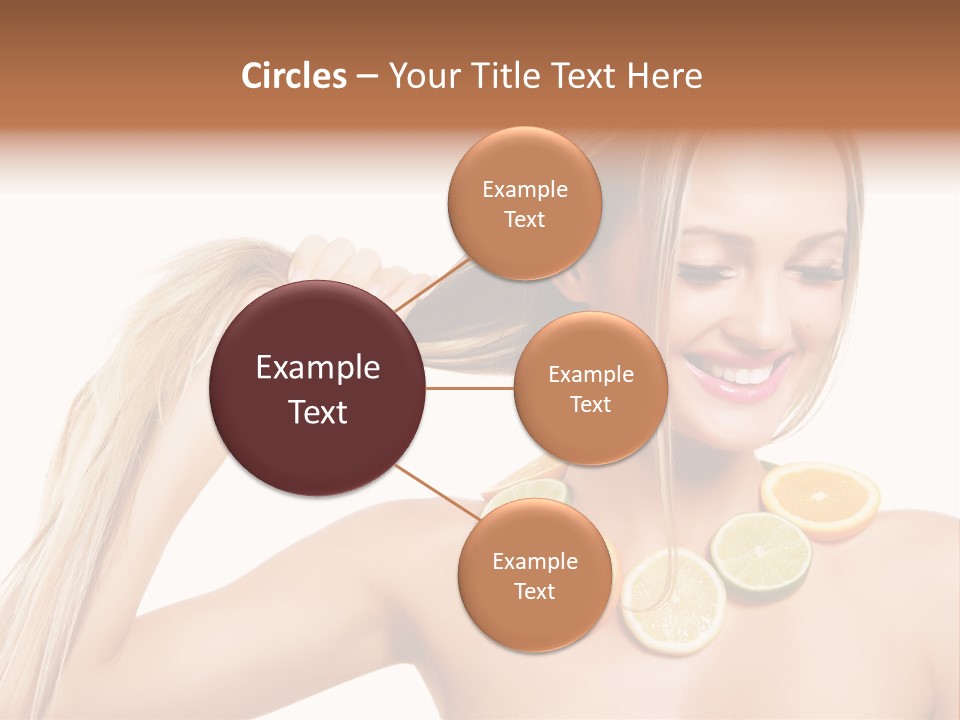 Health Vitamin Skin PowerPoint Template