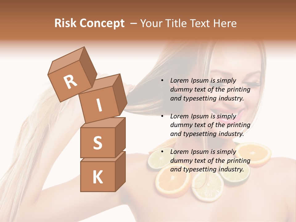 Health Vitamin Skin PowerPoint Template