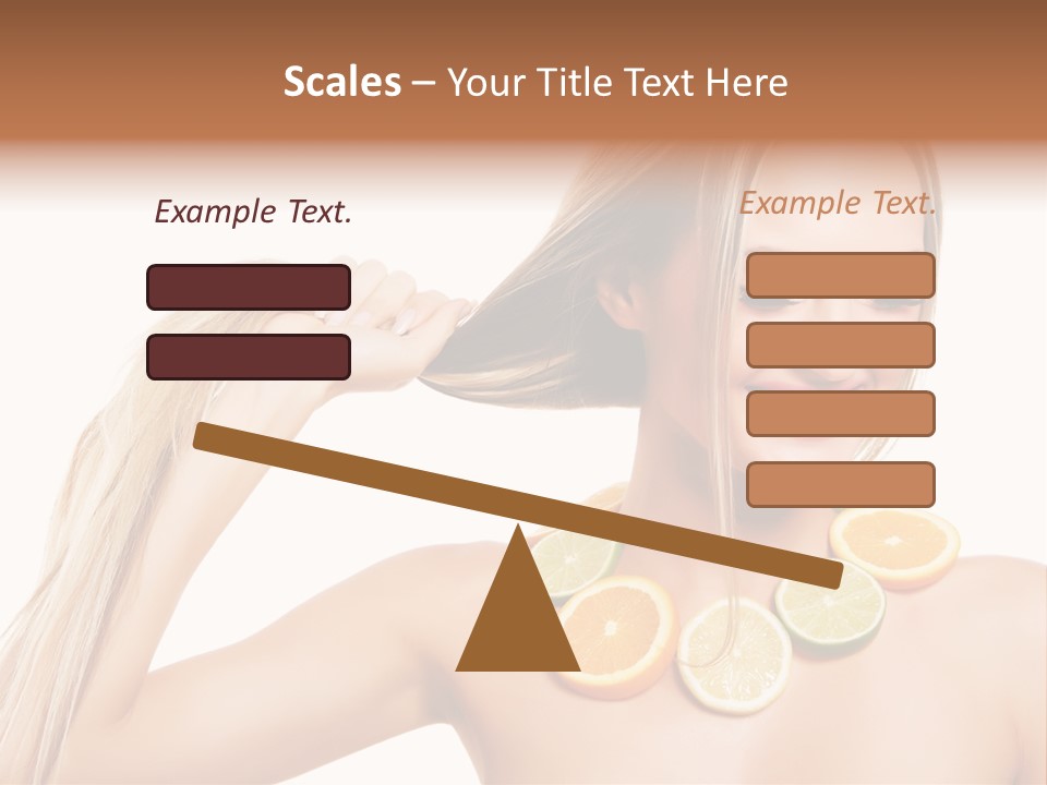 Health Vitamin Skin PowerPoint Template