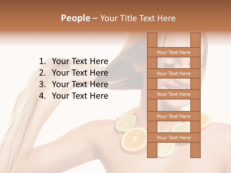 Health Vitamin Skin PowerPoint Template