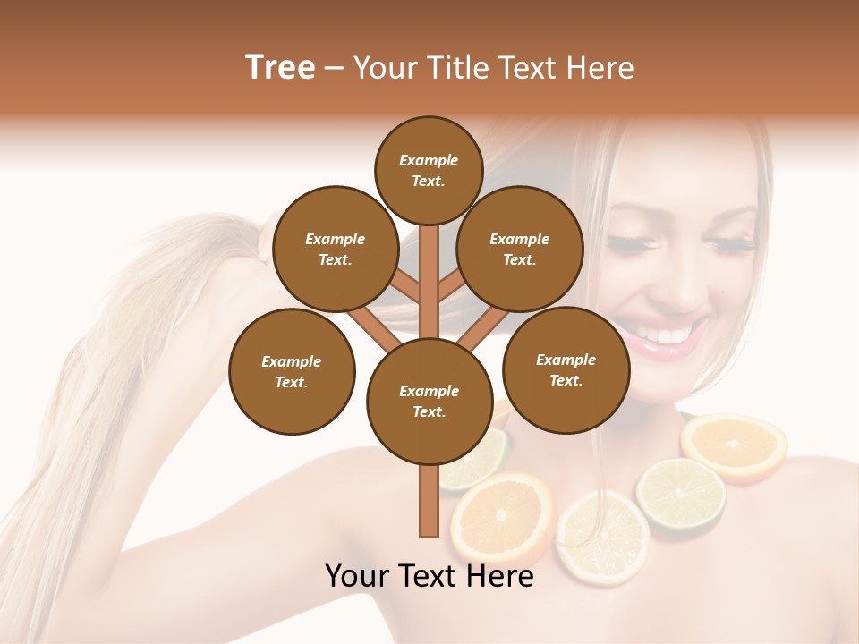 Health Vitamin Skin PowerPoint Template