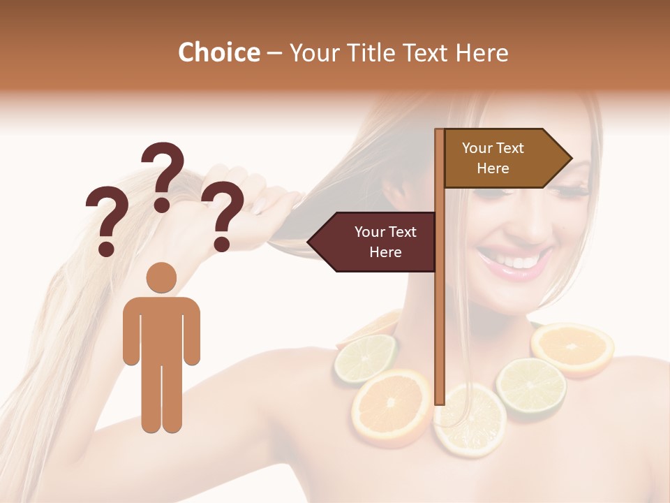 Health Vitamin Skin PowerPoint Template