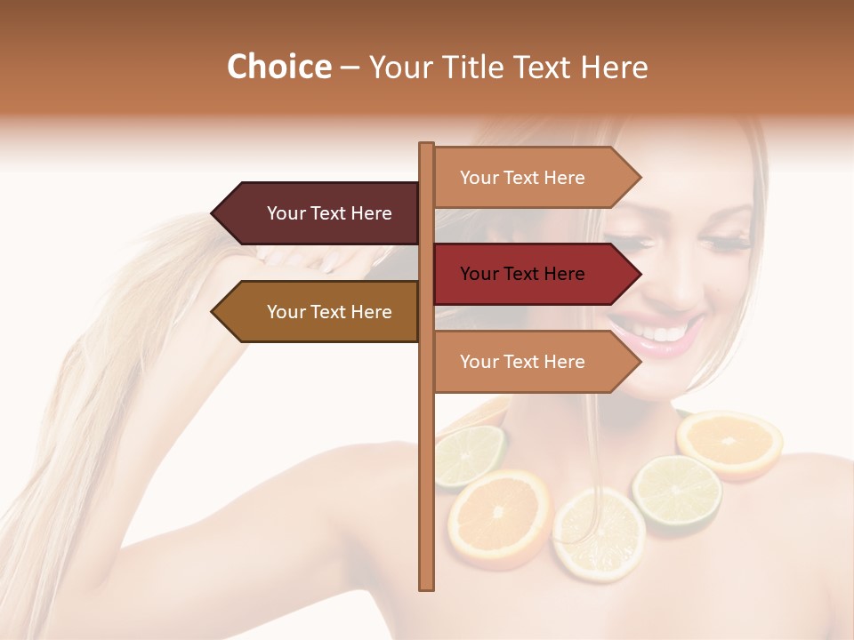 Health Vitamin Skin PowerPoint Template