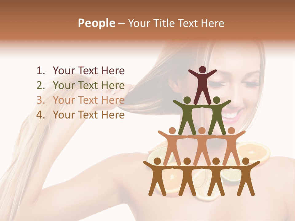 Health Vitamin Skin PowerPoint Template