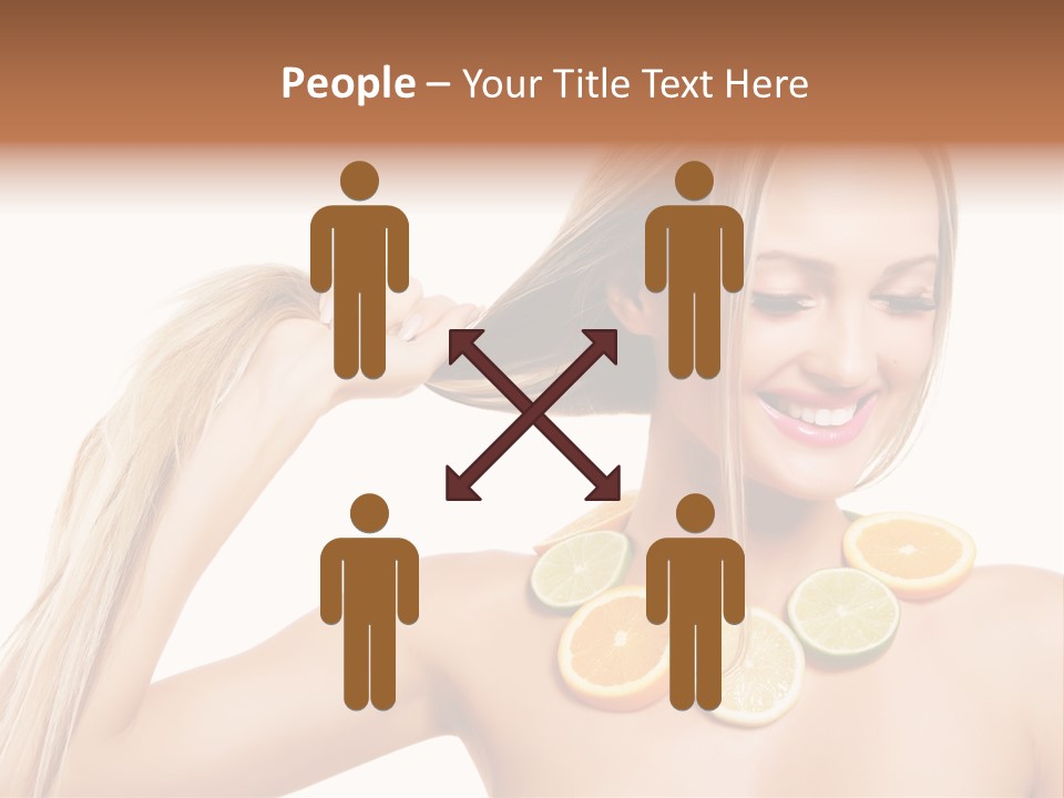 Health Vitamin Skin PowerPoint Template
